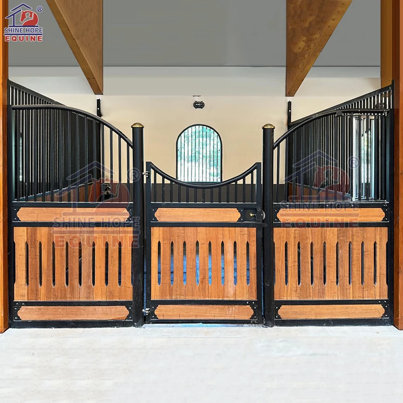 Stall Channel HDG Surface Equine Stalls U Channel Attached Horse Box Panels