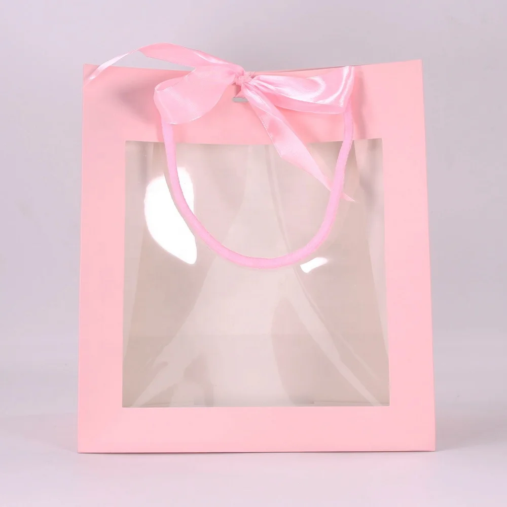 スローガンピンク窓紙袋 Buy スローガン紙袋 ピンクのギフトバッグ ピンクウインドウバッグ Product On Alibaba Com
