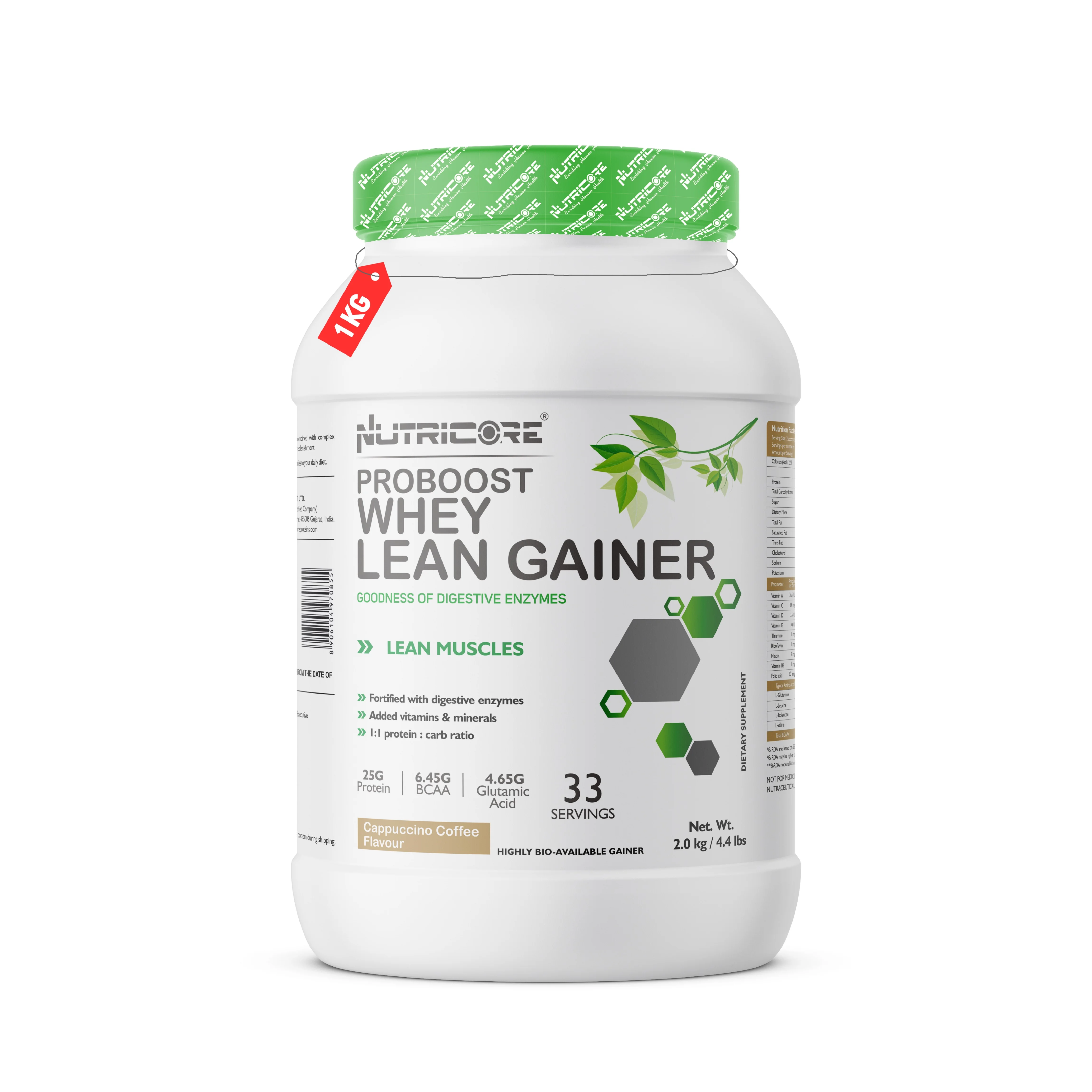 wholesale price best quality cappuccino coffee flavor pro-boost