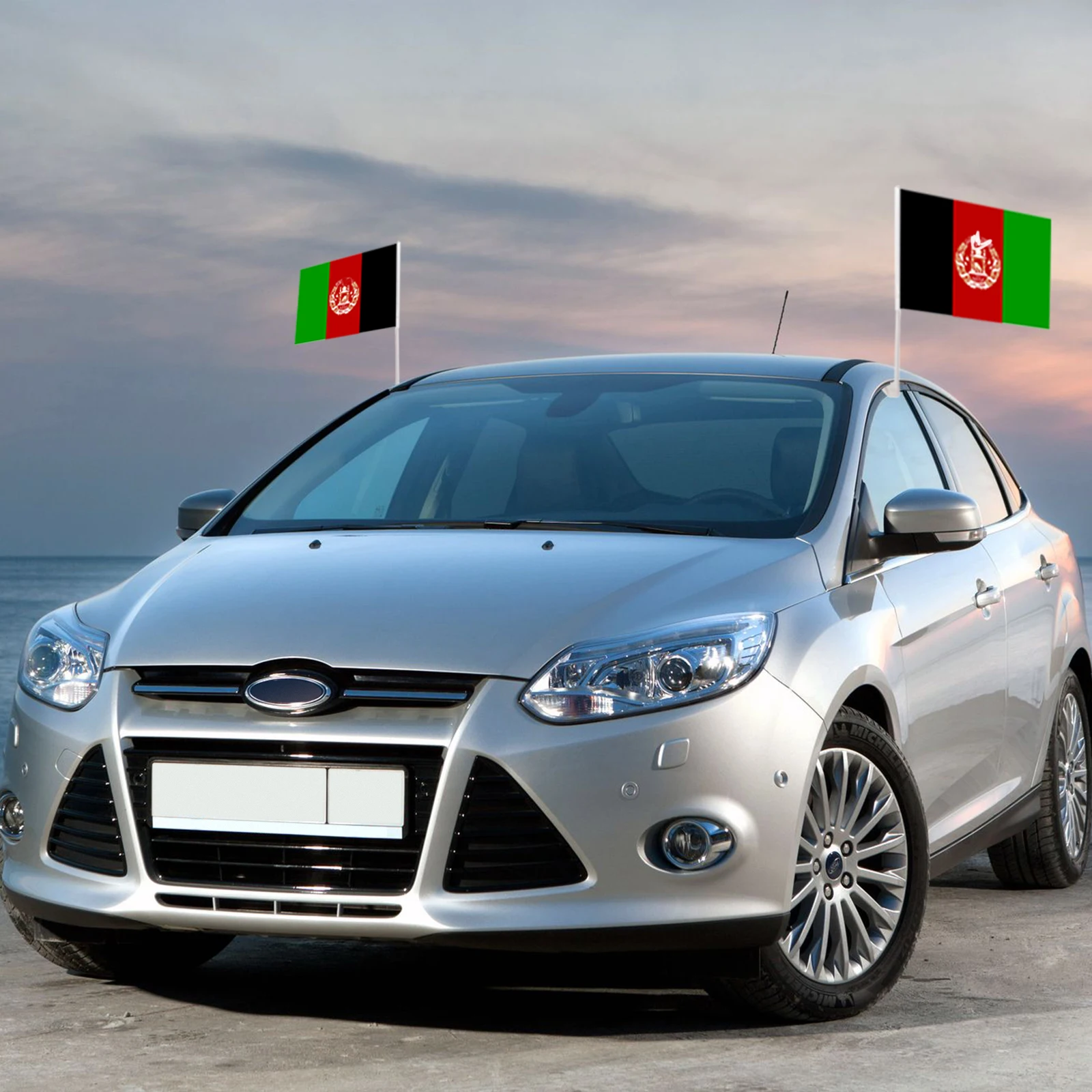 Gahumi Custom Window Clip Flag Blank Sublimated Mini Polyester Custom Diplomatic Car Flag Pole