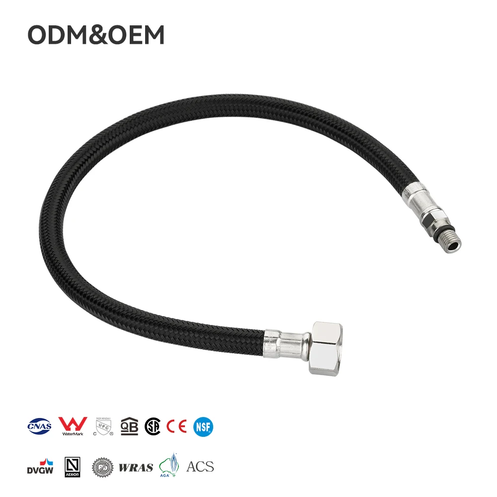 PPW marke, moderni dizajn, fleksibilna cijev obložena niti od nilona, EPDM unutarnja cijev, brtvila za slavinu na kuhinji/česme, crijeva za vodovod, u skladu s britanskim standardima