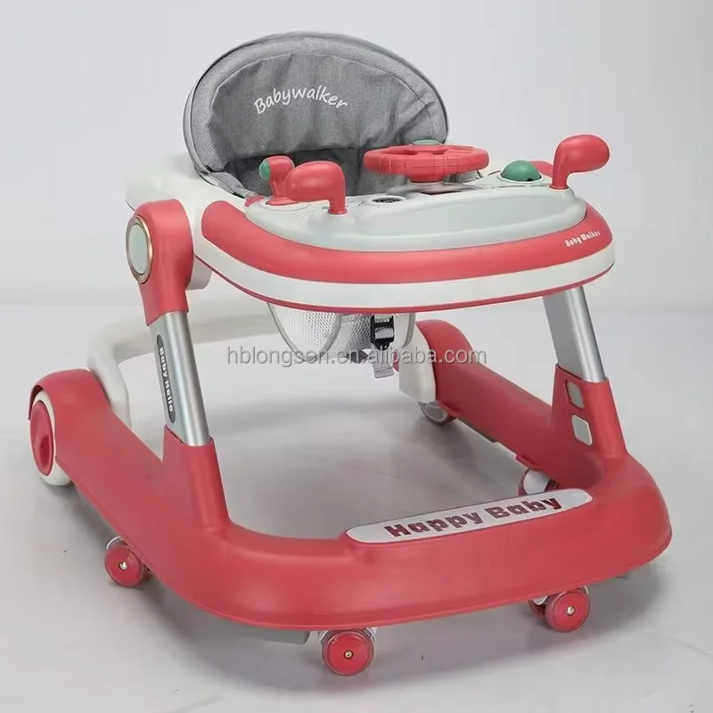 Universal Rotating Wheel 360 Degrees Plastic Music Cartoon Inflatable Rings Baby Walker