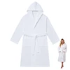 White  Cotton Terry Hooded Version