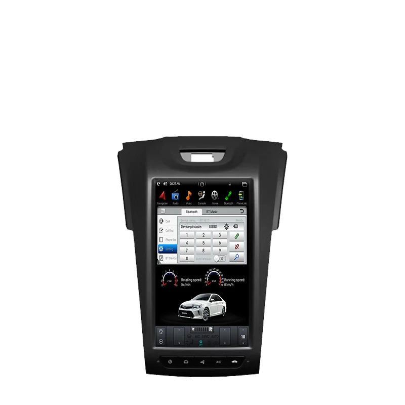 Tesla Model Auto Parts Android Car Dvd Player With GPS BT for ISUZU Dmax D-MAX V-Cross 2012- Auto A/C Car Radio Stereo