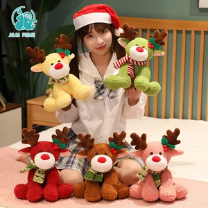 Christmas Soft Elk Plush Toys Fashion Hot-selling Christmas Deer Stuffed Doll for Gift