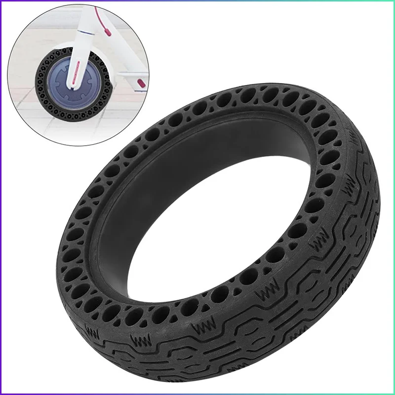 Ridefixing Solid Tire 8.5 inch Para sa Xiaomi M365 Pro 1S At Pro 2, Mi 3 E-sasakyan Honeycomb Anti-buhol Luhang Lata