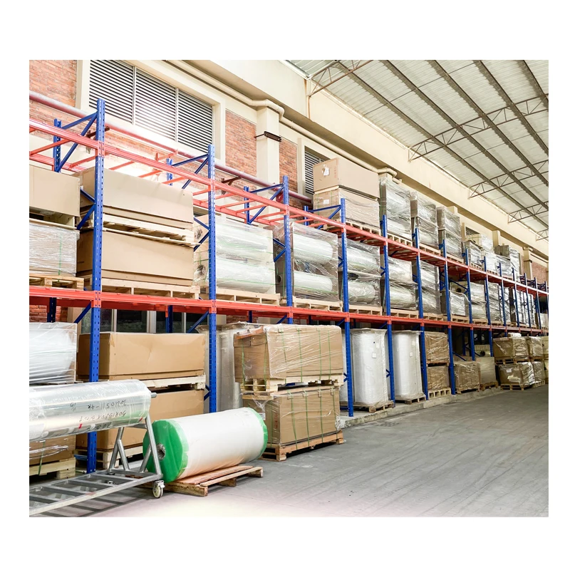 Heavy duty pallet racking metal 4 tier adjustable selective industrial warehouse storage racking