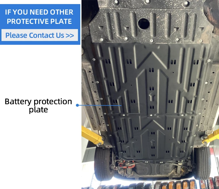 Aluminium Magnesium Alloy Battery Guard Plate Battery Pack Protection Underbody Protection Plate For BYD Song Plus details