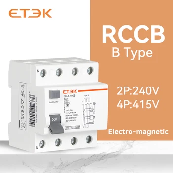 Etek Ekl6-100b Rcd Ev Charger Tuv Ce Approved 10ka 3p+n 40a 30ma Type B ...