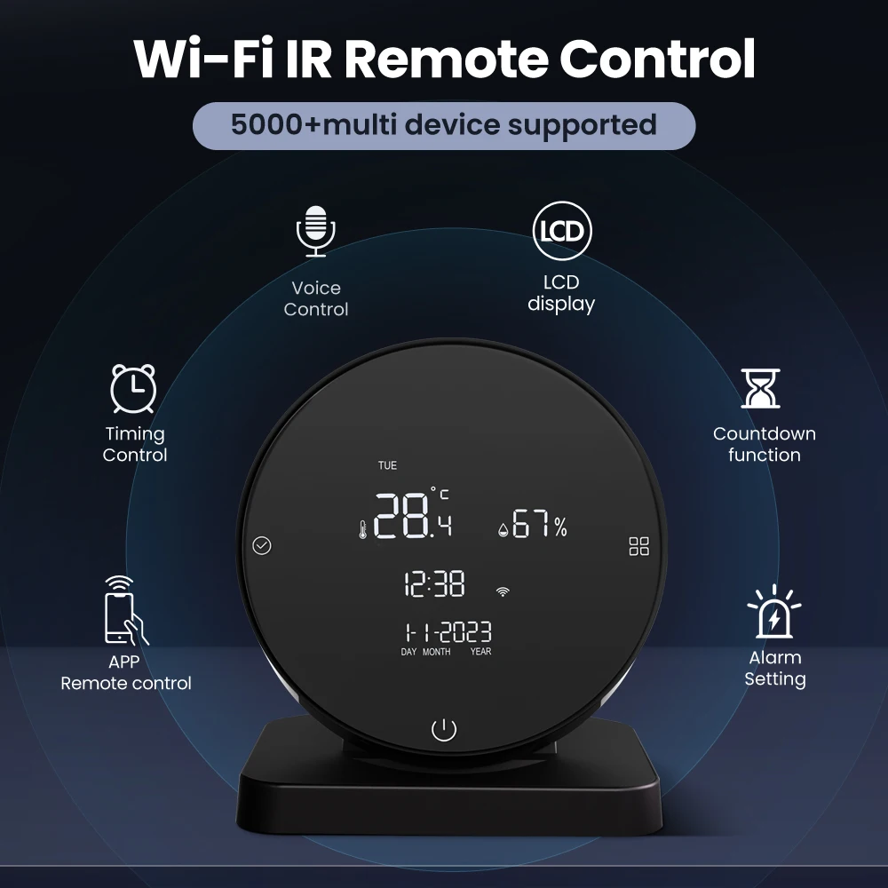 Temperature And Humidity Calibration Function Tuya Smart App Room Wifi Humidity Temperature