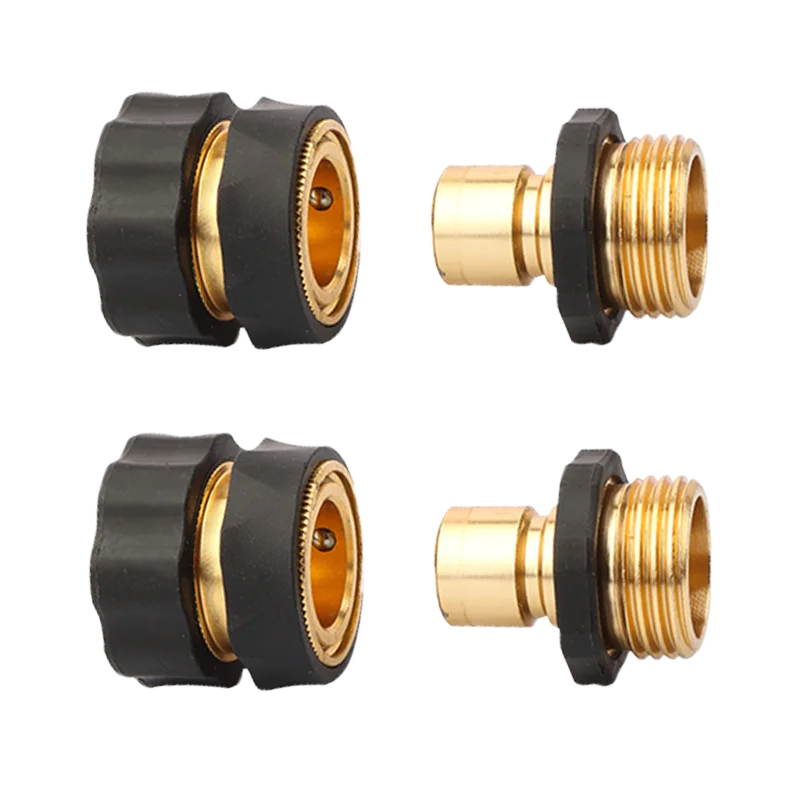 Plastic Connect Pipe Coupling Water Connectors Aluminum Garden Hose Coupler Pvc Fittings Copper Faucet Brass Quick Connector