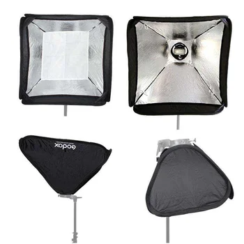 Photo Studio Accessories Godox SFUV 80*80cm Portable Softbox with S Type Bracket Holder Carry Bag for Photography detail image