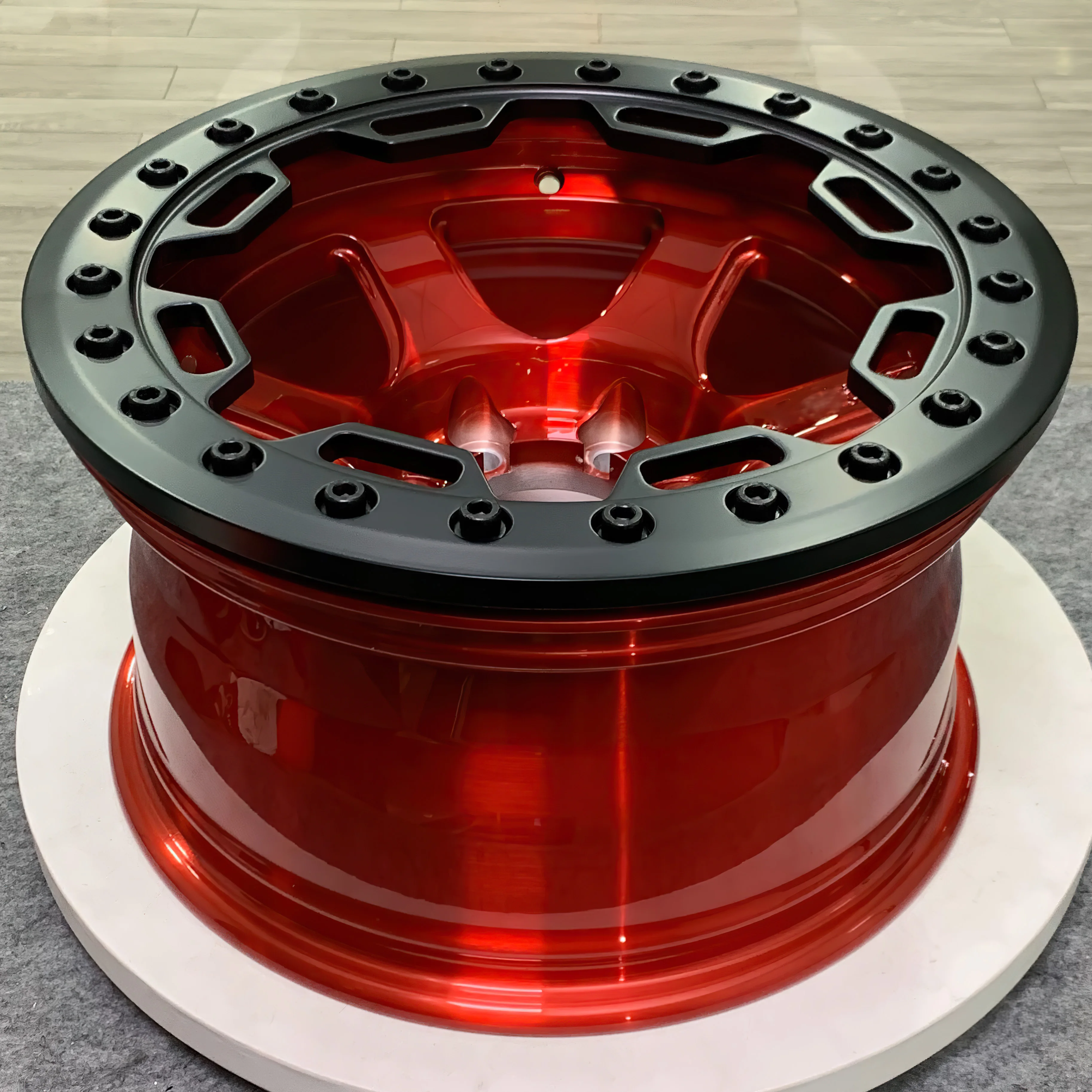 XL 6x139.7 Beadlock Forged Wheel 4x4 Deep Concave Road Wheel Durable Aluminium Alloy Perfect Fit for Mercedes-Benz 4 Pieces - Image 1