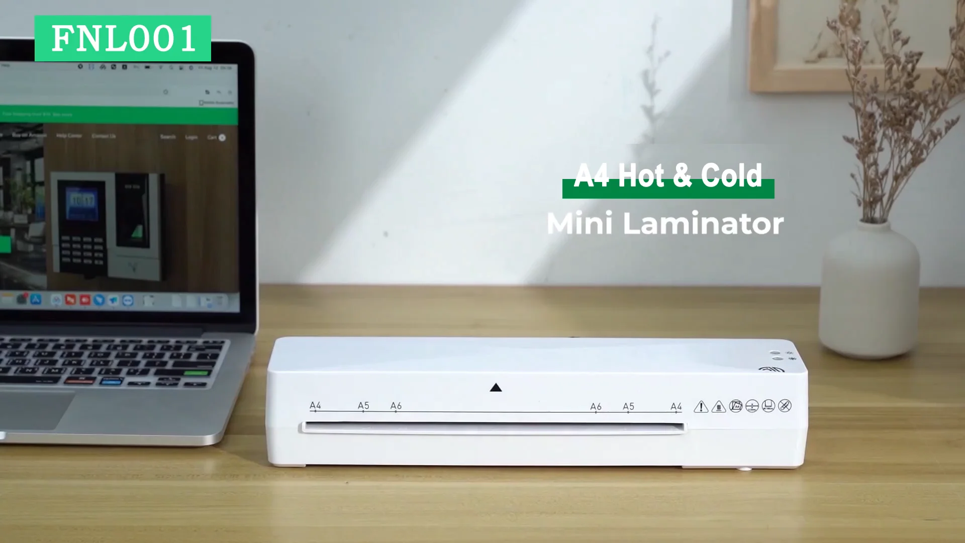 Fnl001 A4 Size Hot Cold Laminating Desktop School Office Laminator Machine For Documents Buy