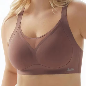 Factory Price No Steel Ring Seamless Plus Size Womens Underwear Adjustable Straps Suitable for Full-figured Ladies Bra