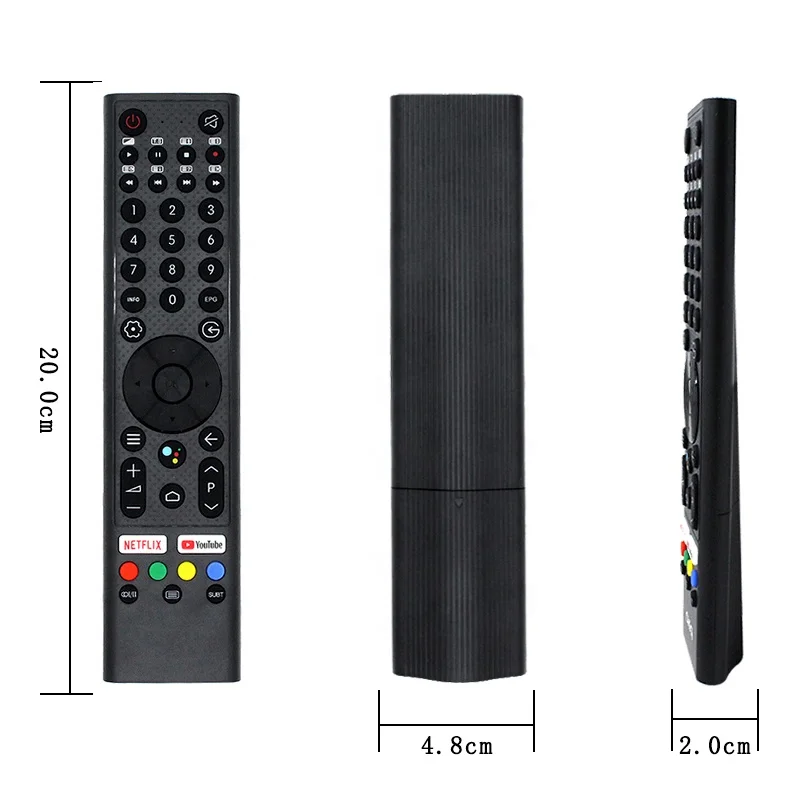Newest CHIQ Smart TV GCBLTVC1GBBT Remote Control 433MHz Fixed Code in Stock Spot Goods without Voice Features