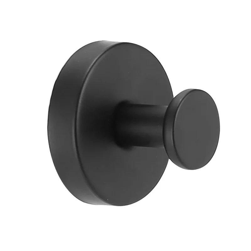 Gancio in acciaio inossidabile con ventosa, senza perforazione, a chiusura a torsione e bloccaggio, per abiti, cucina e bagno