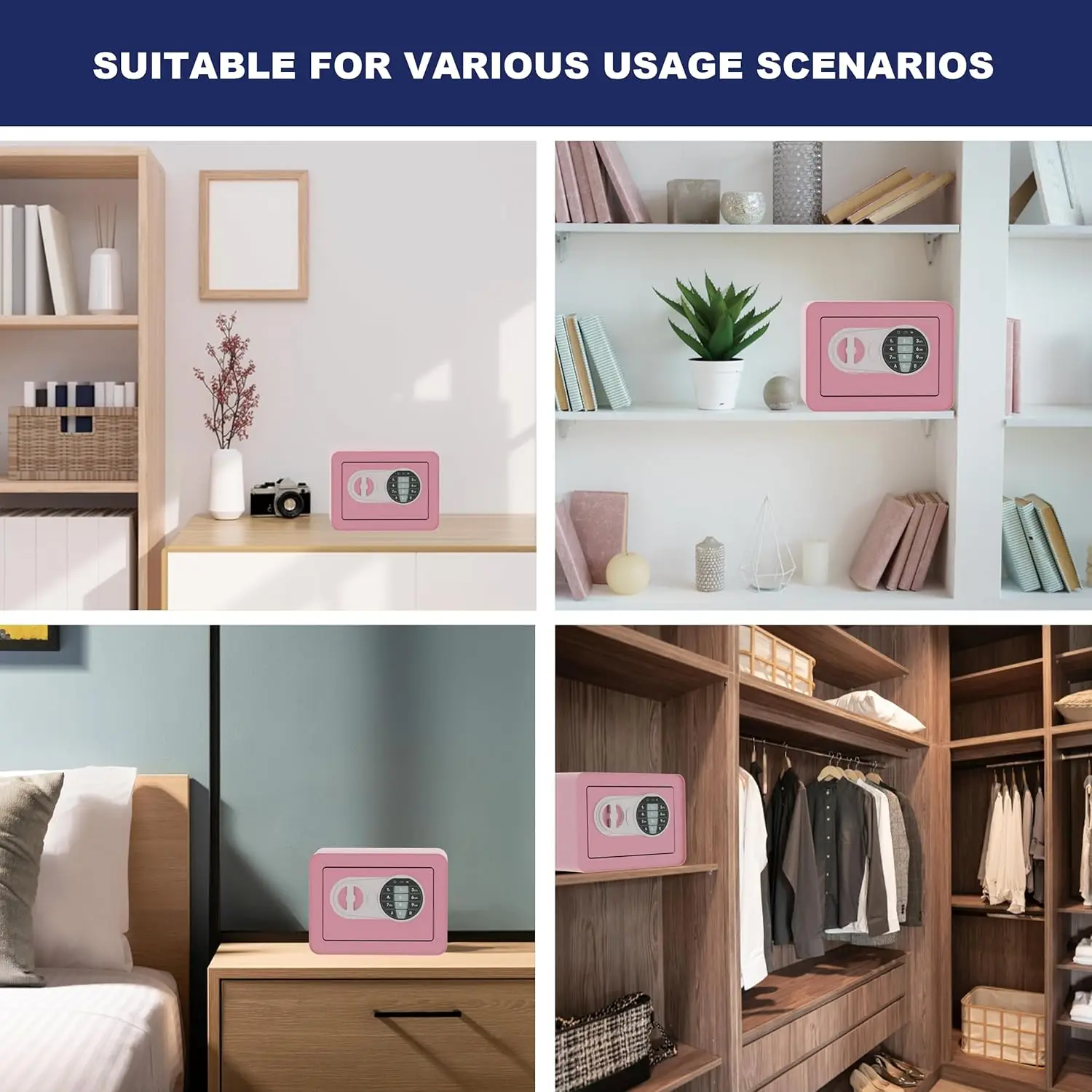 CEQSAFE Metal Hotel Mini Safe Box Security Digital Safe Lock Box factory