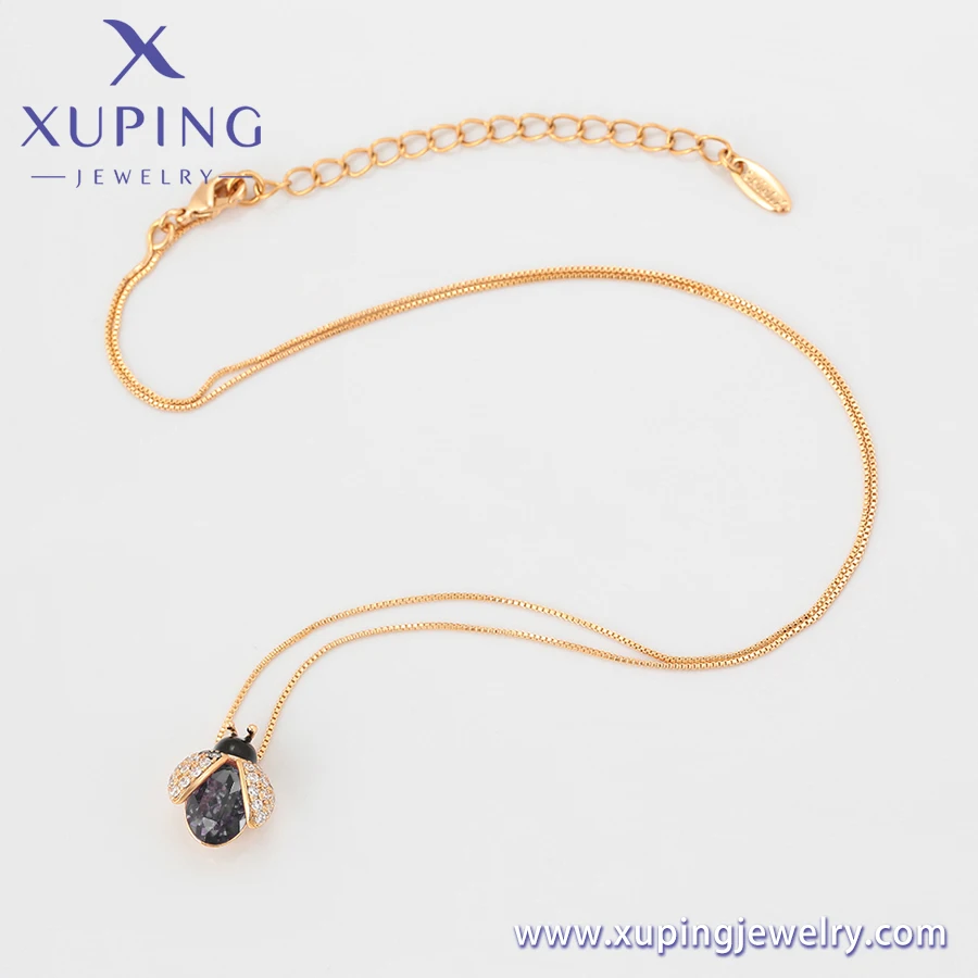 Pendentif Coccinelle En Plaqué Or - Bijou Fantaisie Pour Femme - Neuf Avec étiquettes