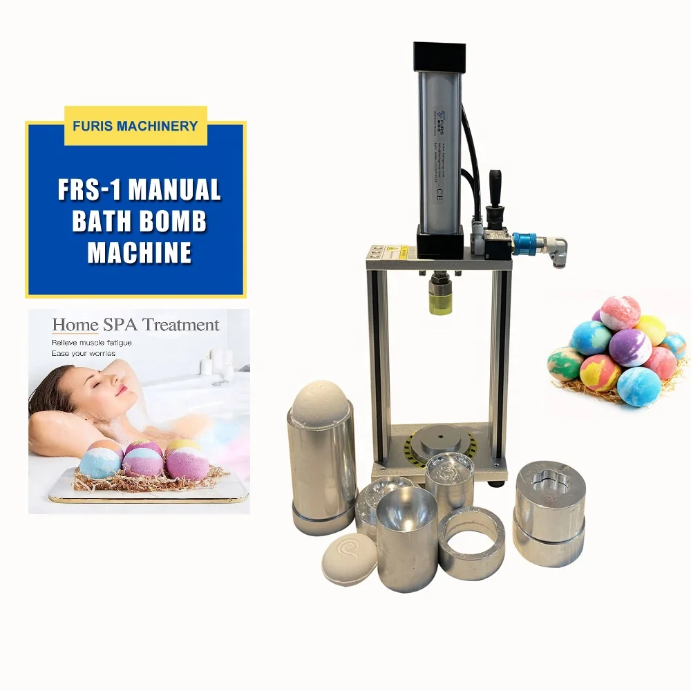 Mini Home Use Custom Mold Mould Machine Different Shaped Silicone Plastic Stainless Steel Aluminium Bath Fizzy Bomb 3d Press