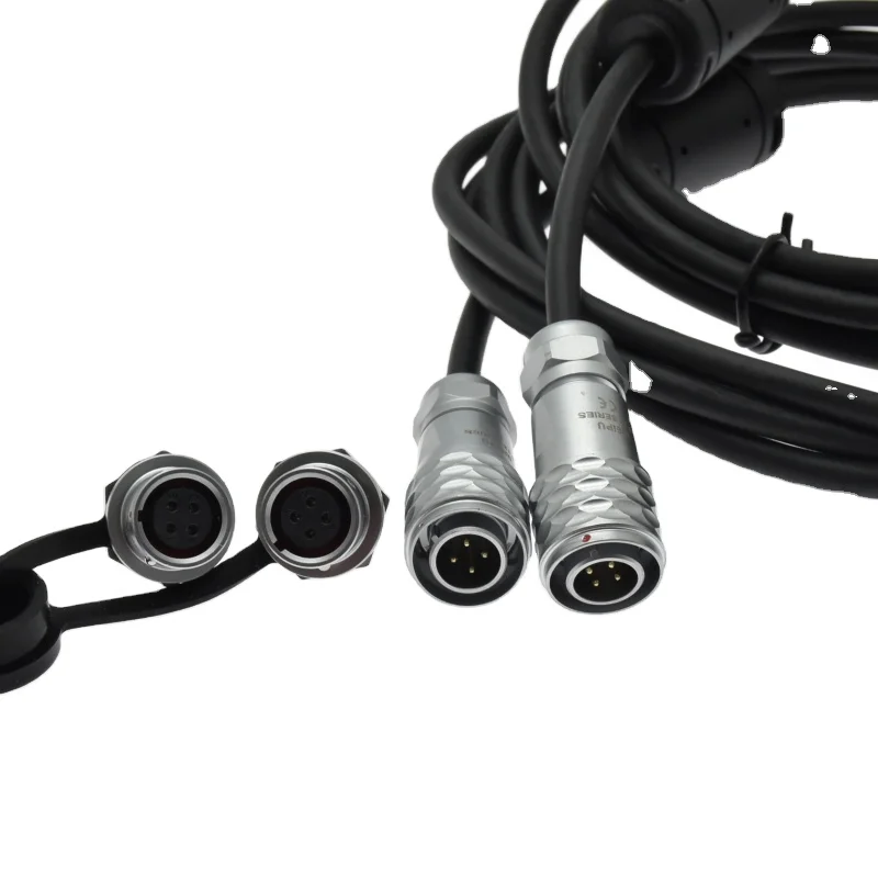 Factory Directly Weipu SF12 IP67 Waterproof 4 Pin Straight Push Pull Electric Wire Connector