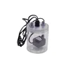 Boîtier de pompe à vis rapide à plaque traversante transparente 220v2.5w