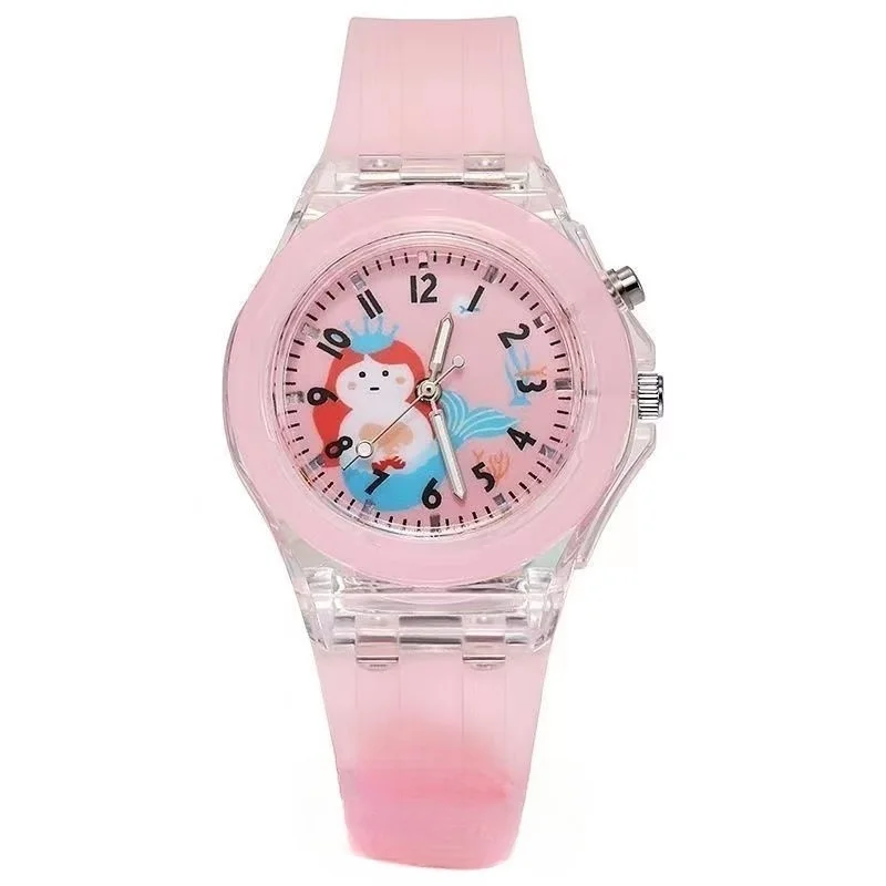 Kids Children Watches For Boy Girls Cartoon Trendy Led Digital Watch Fashion LED Sport Silicone Bracelet Watch