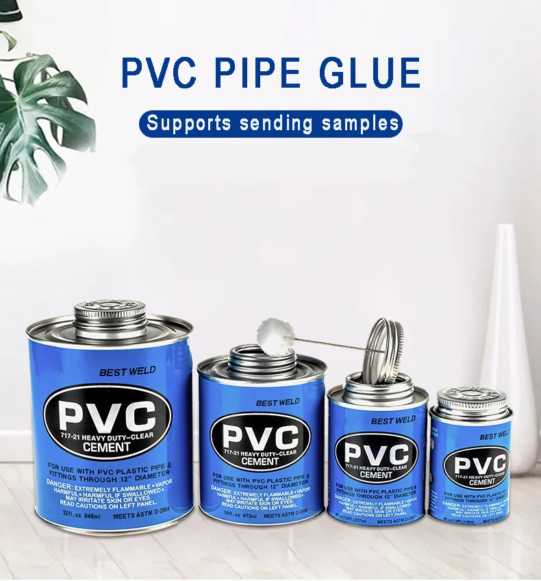 Good Quality Strong PVC Glue Pipe Fittings Connection CPVC Glue UPVCAdhesive Industrial Pipe