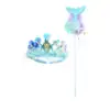 Ps510 blue shell headband two - piece set
