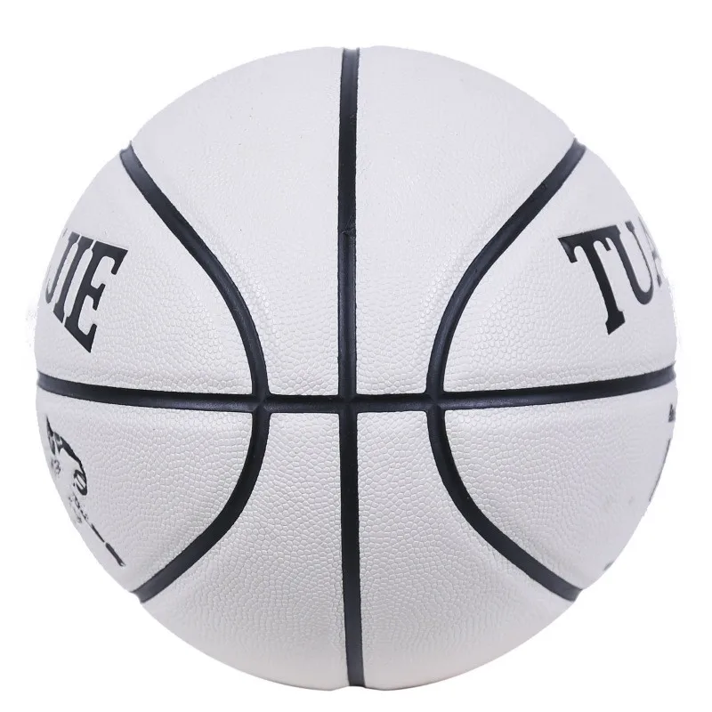 Custom Size5 Size6 Size 7 White Pu Basketball Blank White Leather Basketball with Your Own Brand