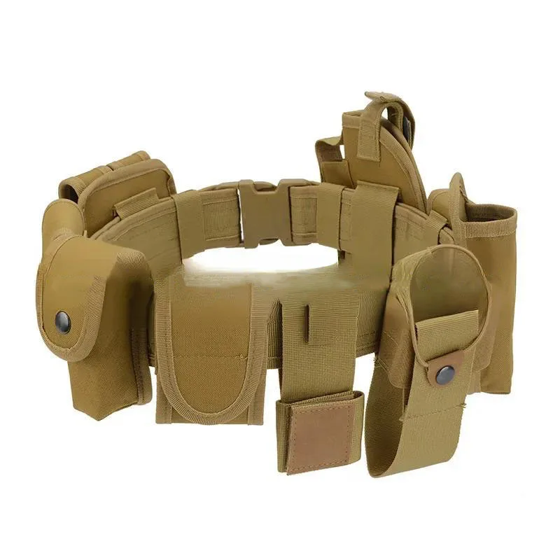 Tactical Belt Training Duty Security Equipment Accessories Waist Bag Multi-functional Nylon Waterproof Tactic Waist Belt
