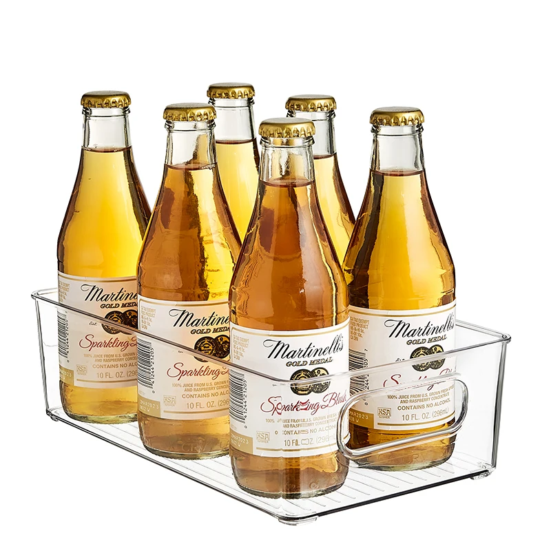 1pc Transparent Refrigerator Storage Box For , Cola, Soda Bottles