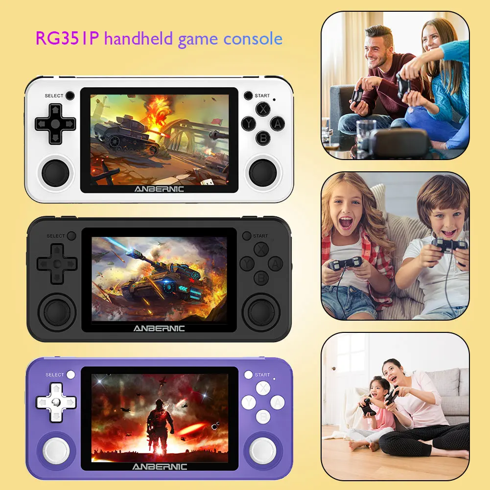 Anbernic RG351P Vibration Handheld Game Console popular 3.5 inch Screen Game Player