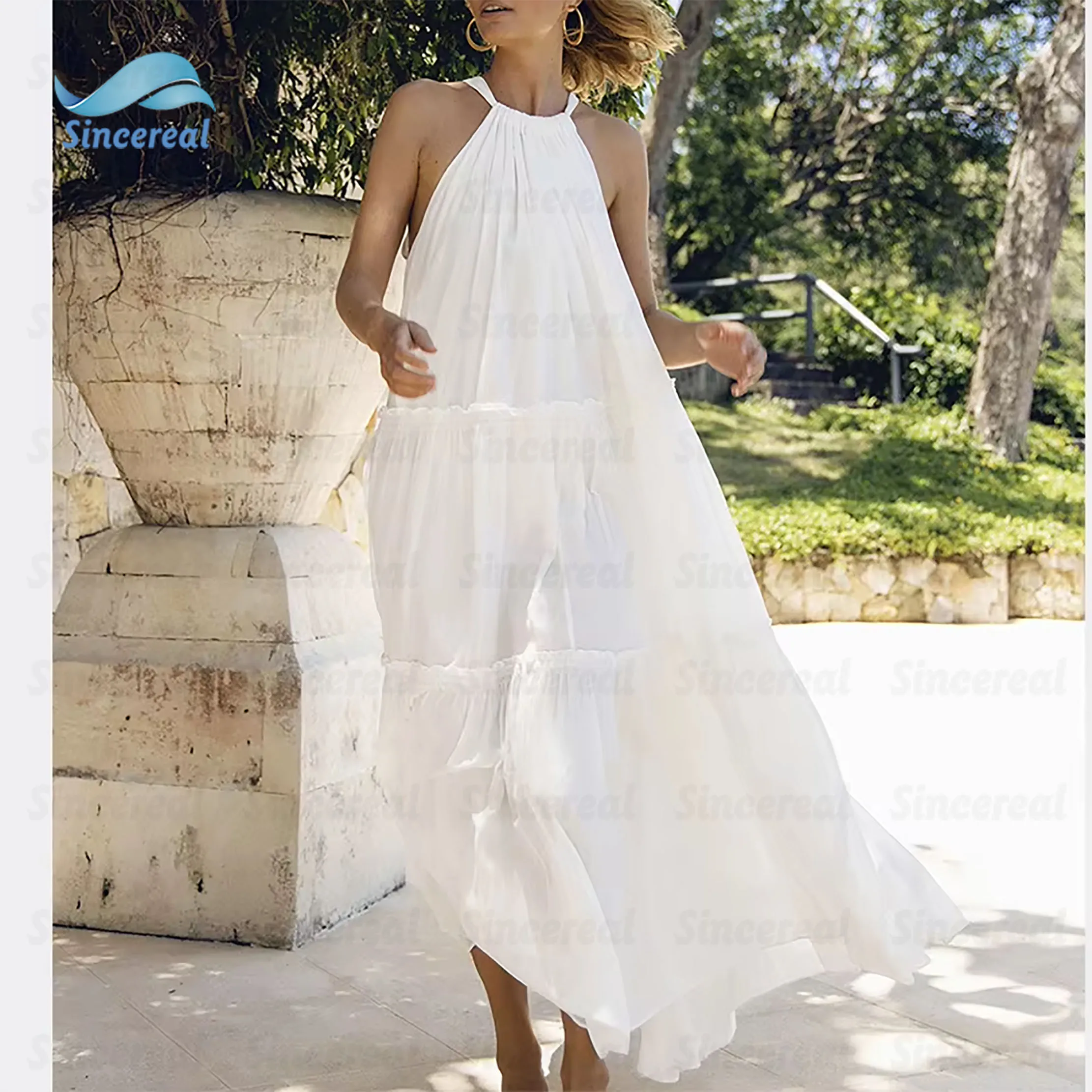custom linen dress Custom Made To Order V-Neck Cinched Waist Linen party Daily Dress plus1x-10xY635