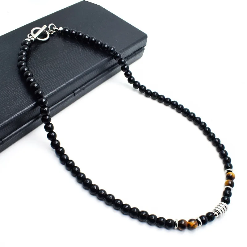 Amazon.com: Fortis Chalcedony Beaded Necklace Tiger Eye Necklace Fortis  Marvik Chalcedony Beaded Necklace Chain Beaded Necklaces for Women Men  (15): Clothing, Shoes & Jewelry