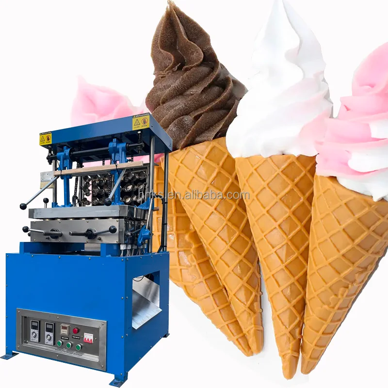 Ice Cream Cone Wafer Biscuit Making Machine With Best Price - Buy Ice ...