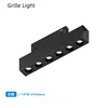 Nero/ Luce Griglia 6W