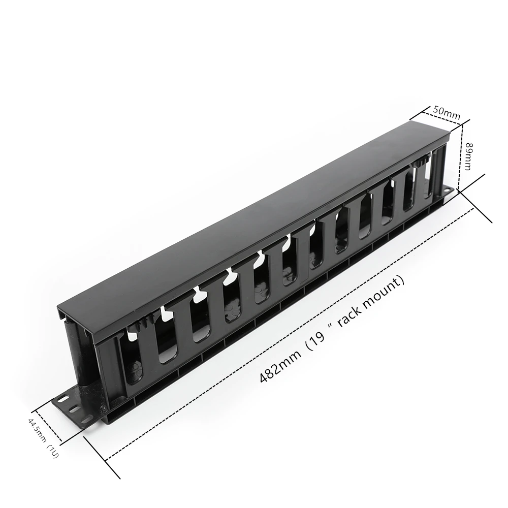 MT-4441 цены по прейскуранту завода-изготовителя 1U 19 дюймов Тип пластиковый кабельный организатор