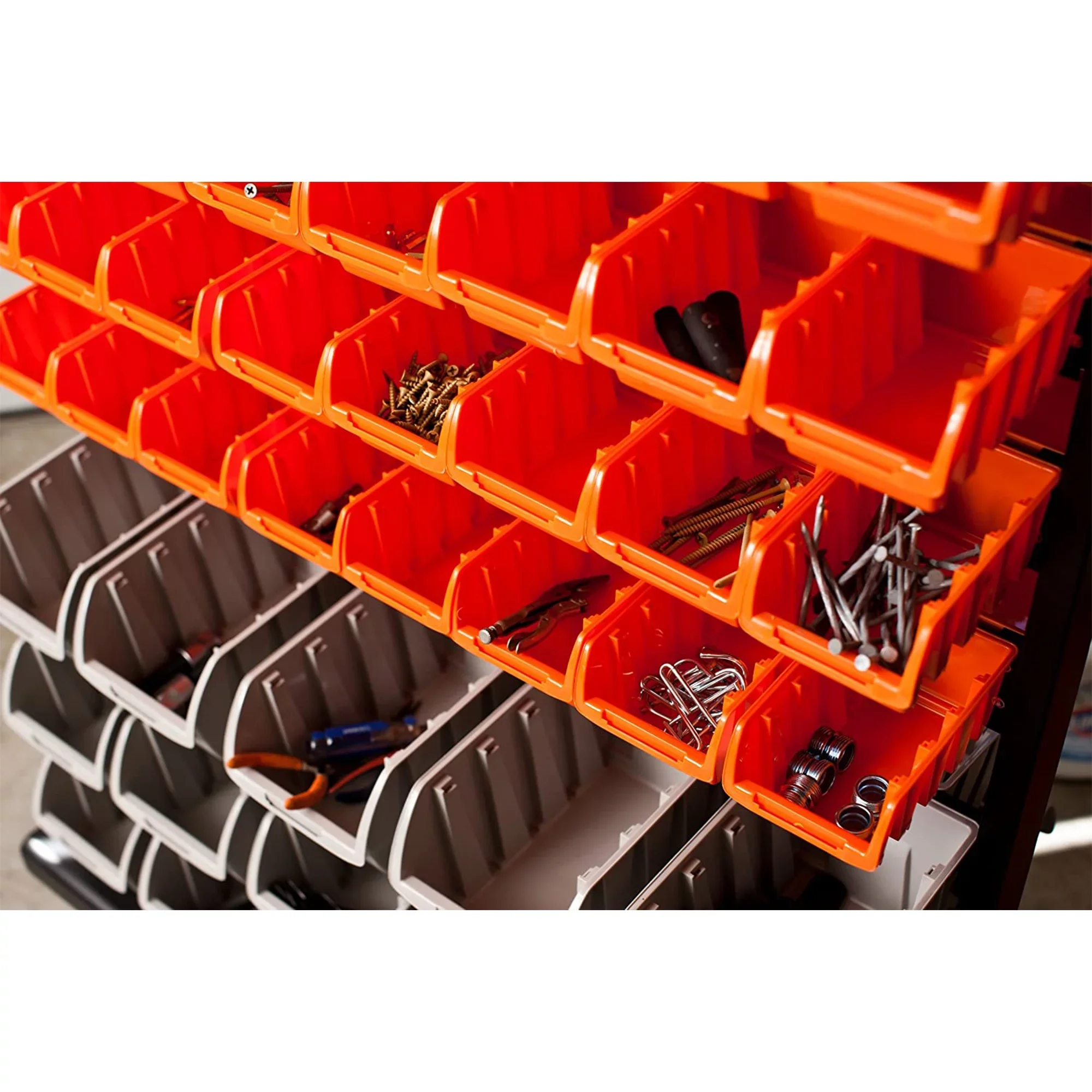 Automatic Mobile Bin Storage System with 94 Bins Double-Sided Rolling ...