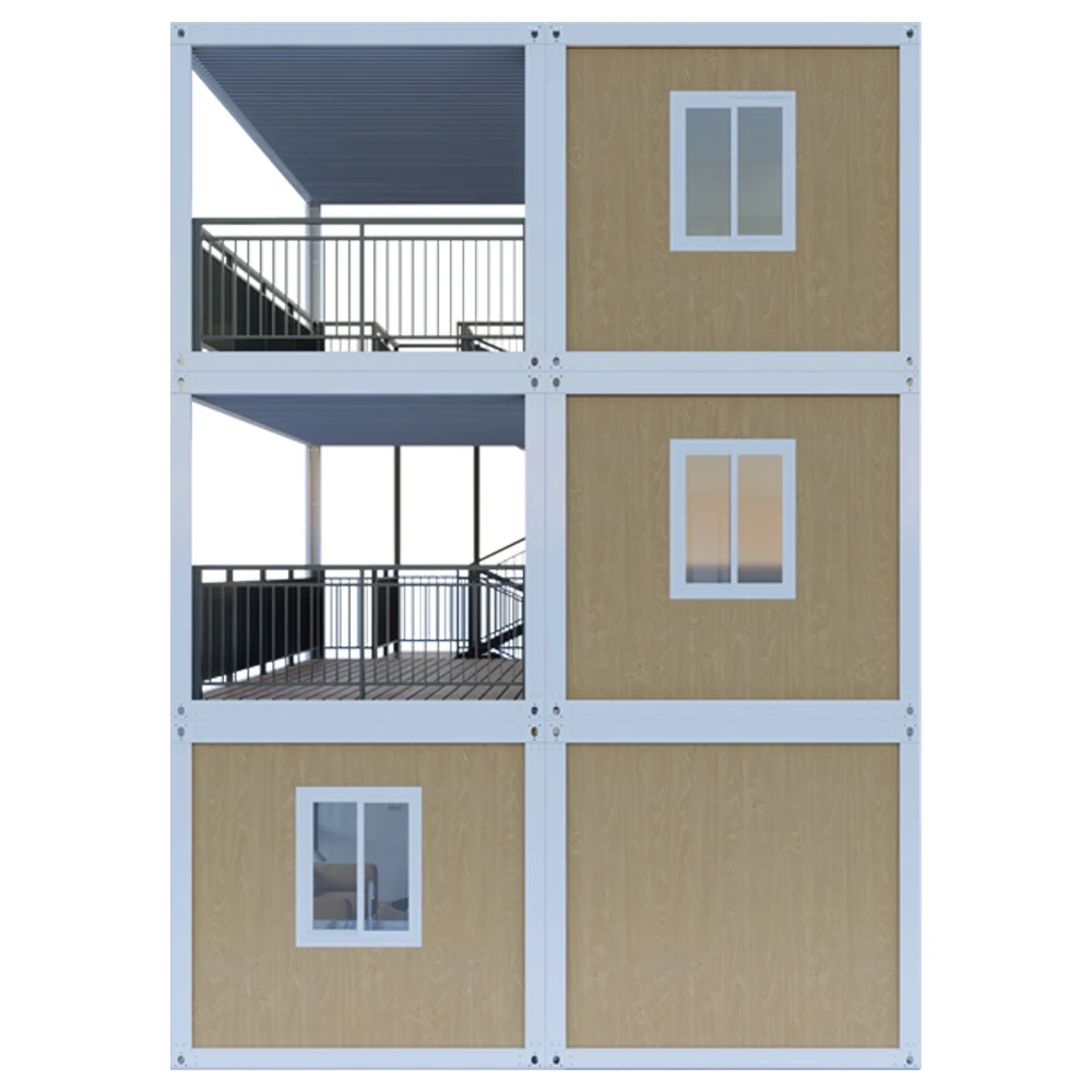 Custom Colors 20ft 40ft Three Floors Container Modular House With ...