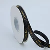 1.0cmX25Y  hot gold Love black