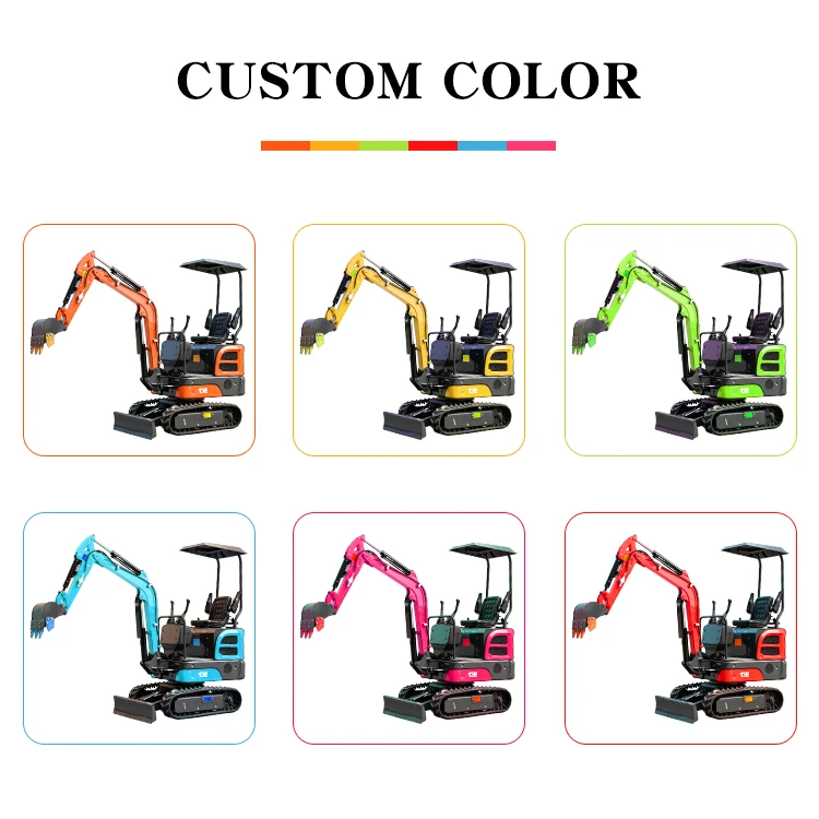 Shanding SD13E One Ton Small Mini Excavator 1.2 Ton Earth-moving Mini