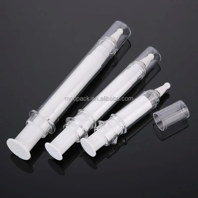 product wholesale 5ml 10ml 20ml push airless syringe bottle airless serum press button dropper bottle-28