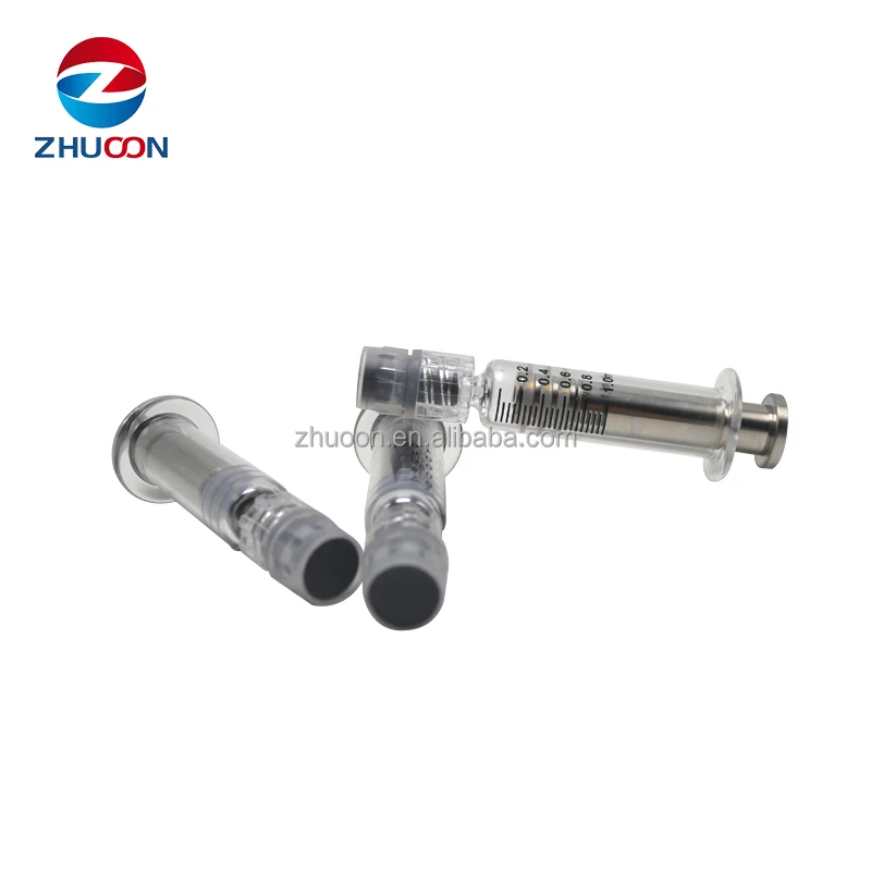 Curved Tip Plastic Injection Syringe Dental Disposable Irrigation 