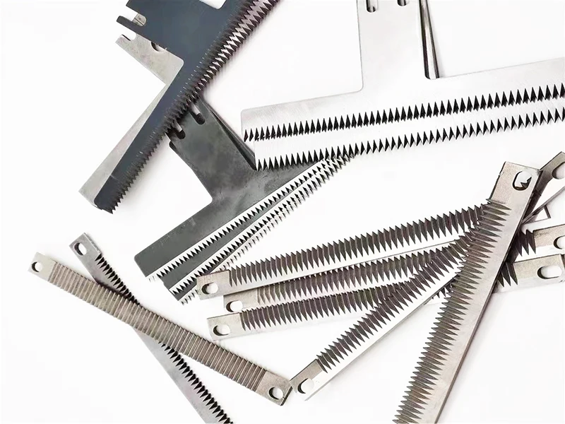 Zigzag and Counter Knives Packaging Machine Cutting Blade Serrated Sealing Blade