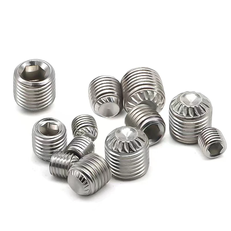 Allen Knurled Set Screw Din916k A2-70 And Steel Allen Head Cup Point ...