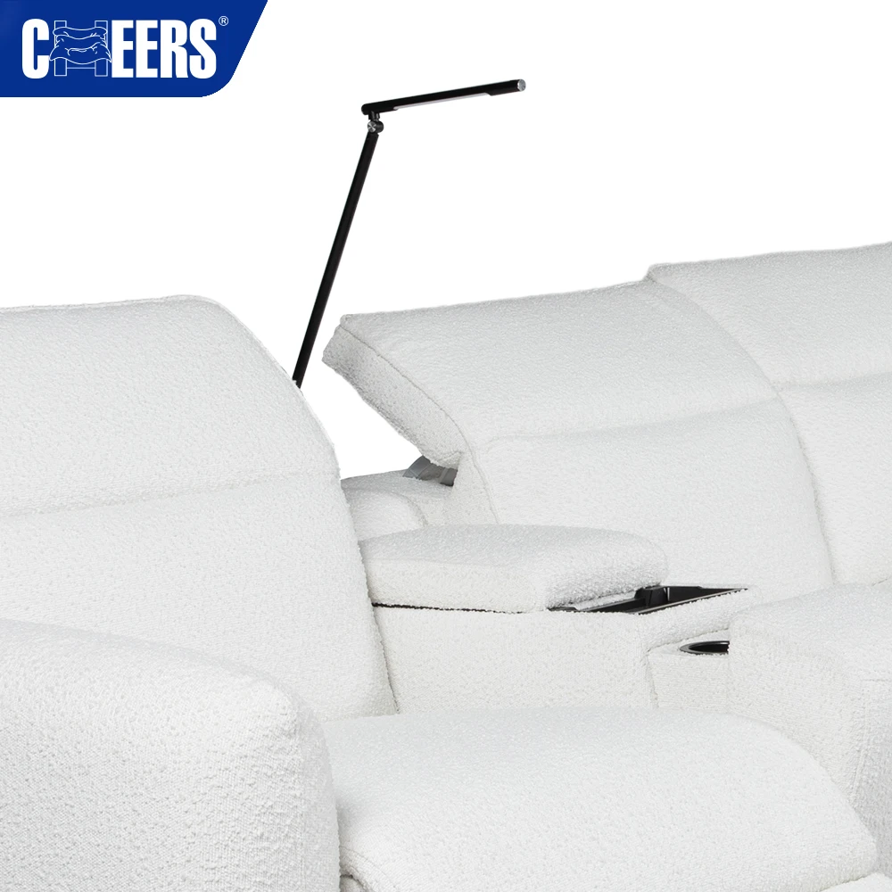 MANWAH CHEERS Power Modular Sectional Fabric Sofa Zero Gravity Recliner Sectional Sofa for Villa and Living Room Furniture