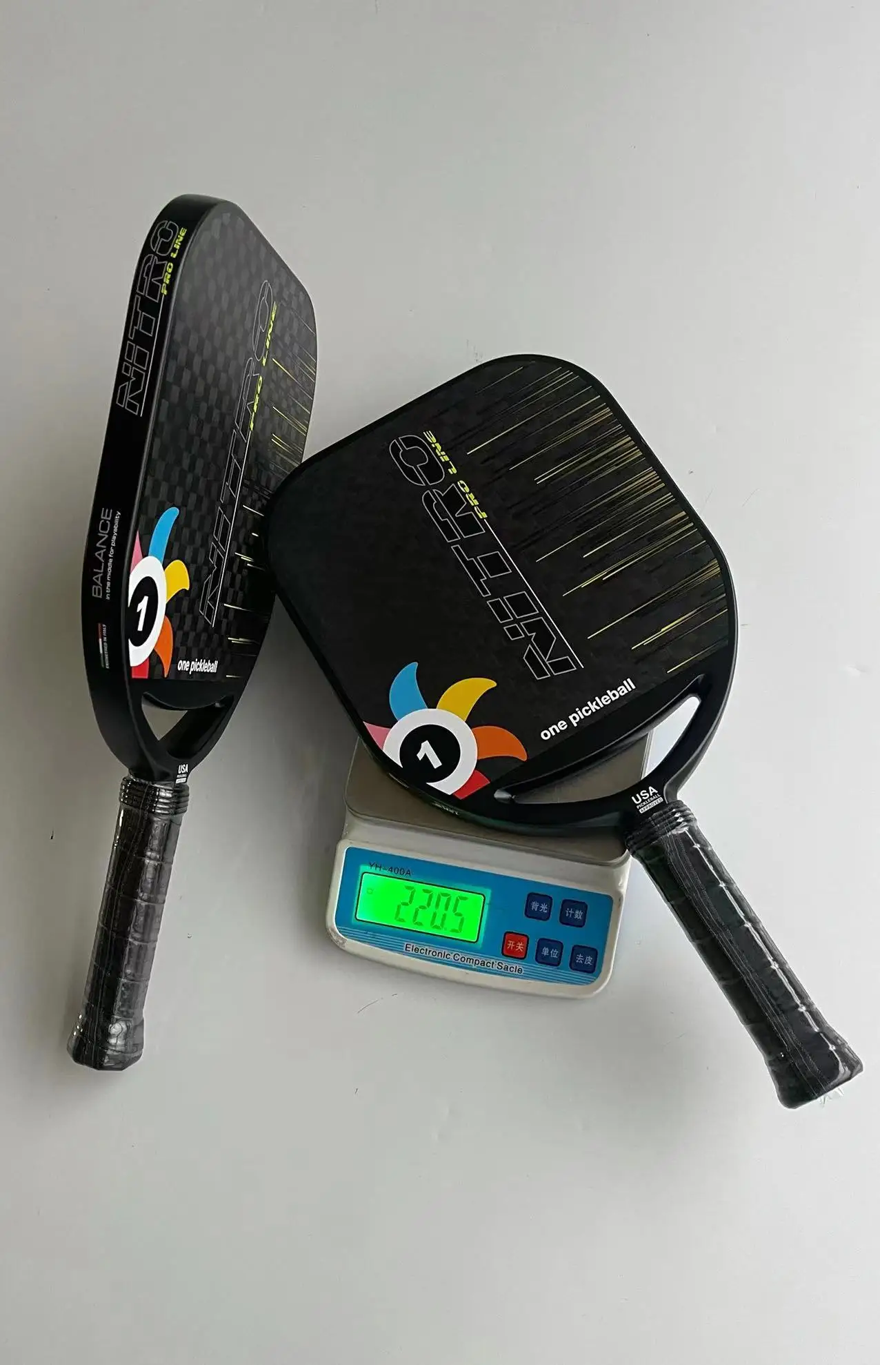 Pickleball Paddles 12k Carbon Fiber Surface Integrated Molding Pickle Ball Rackets With High