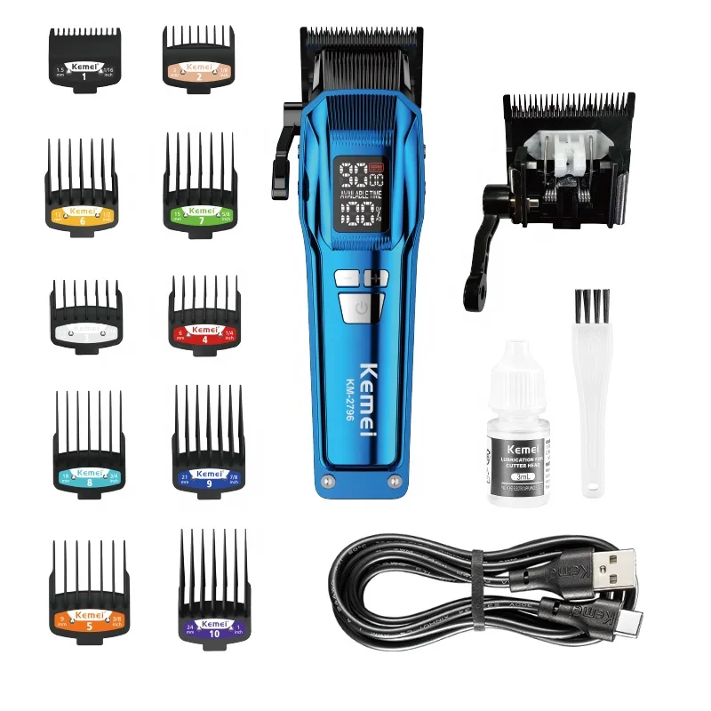 KEMEI Km-2796 Professional Cordless Hair Trimmers - Durable