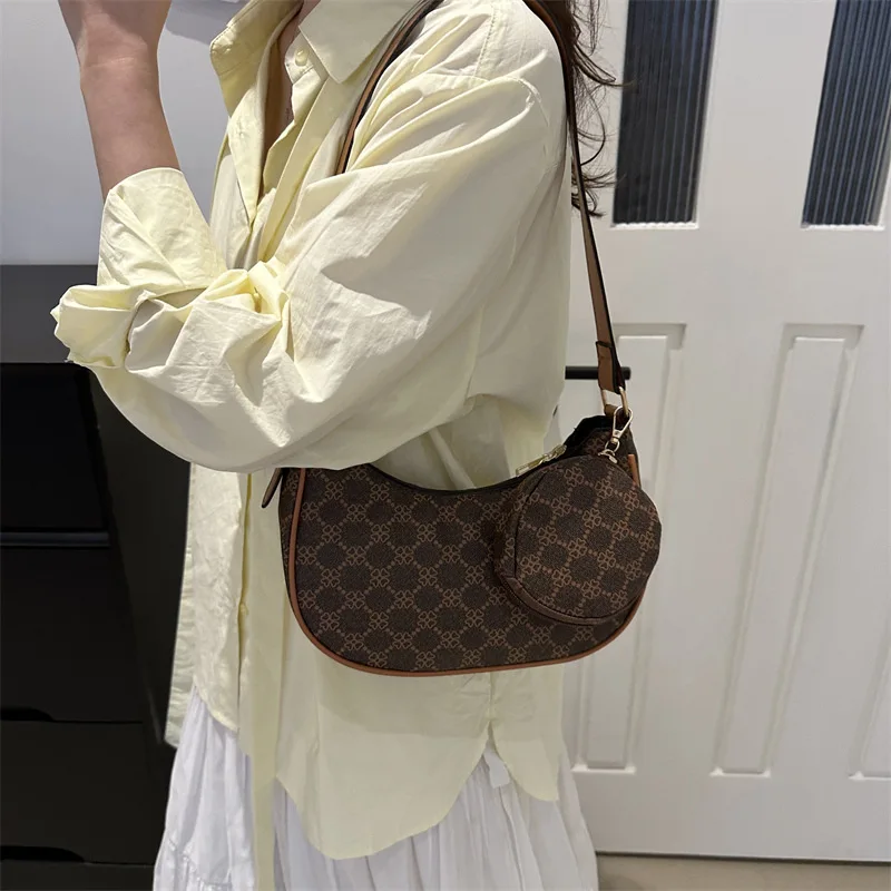 2024 Fashion Luxury Branded Ladies PU Leather Cross Body Tote Bag Handbag Classic Women's Shoulder Bags for Women